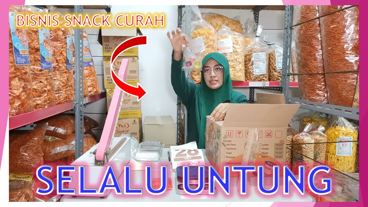 IDE BISNIS SNACK CURAH, PELUANG USAHA SNACK JELLY INACO JUAL 2000