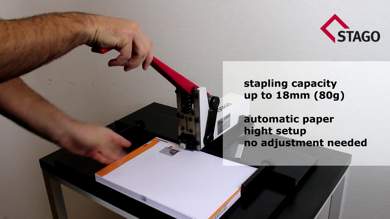STAGO H 18 T - manually operated stapling machine