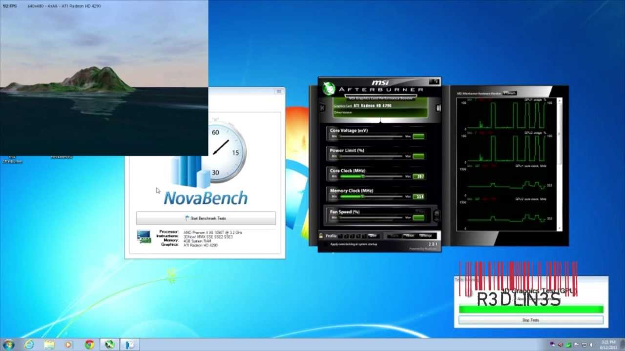 Overclock HD 4200 Radeon Graphics Card