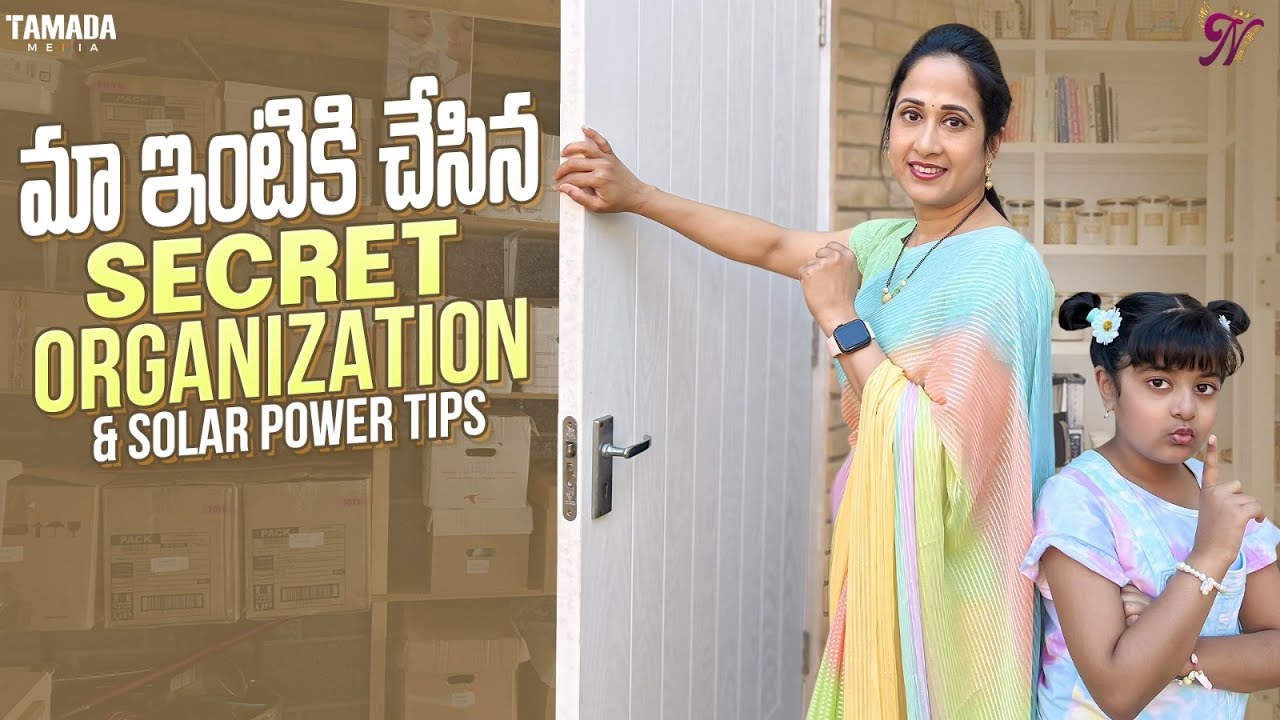Home Organizing secrets  & Solar Power tips||  @NandusWorld  ||  Home tour ||  Tamada Media