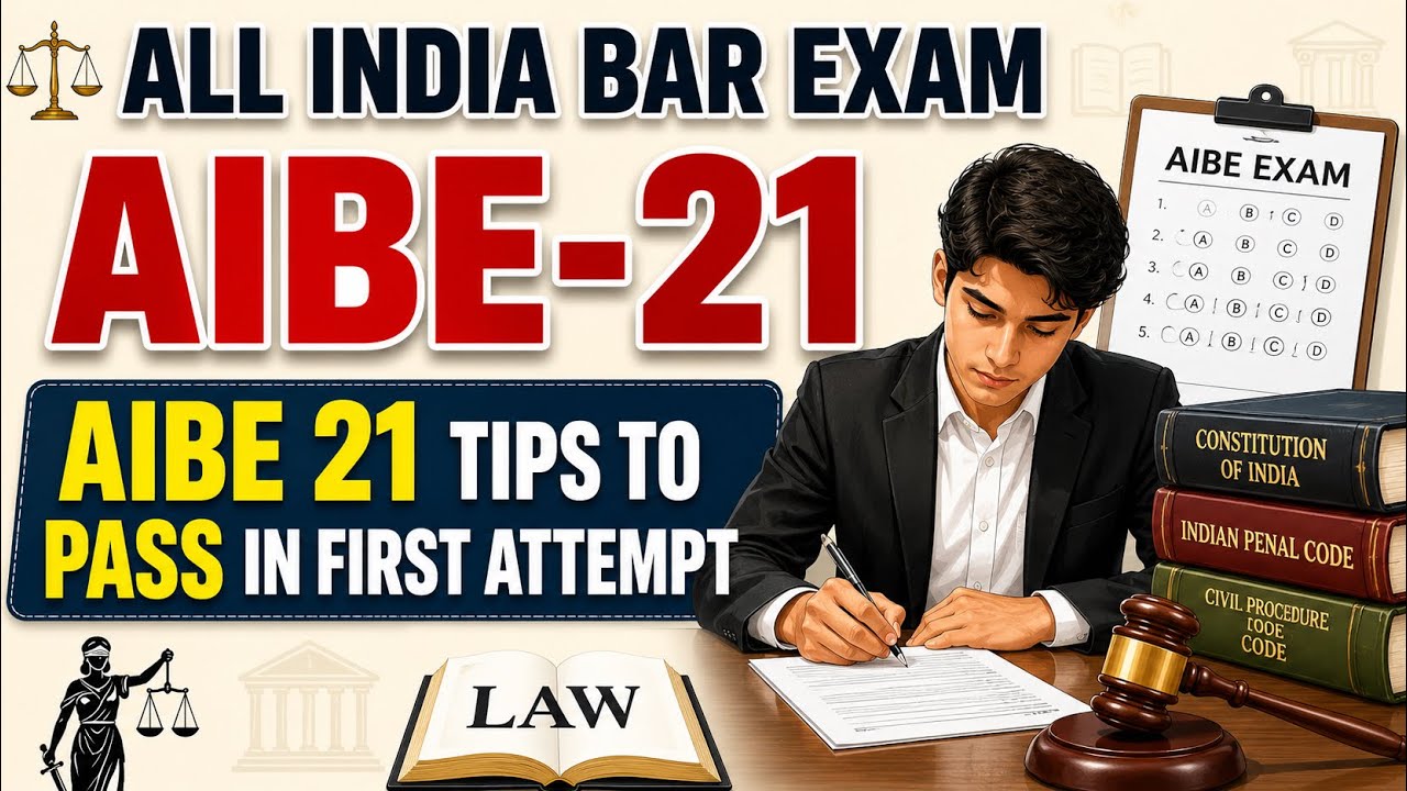 AIBE 21 Tips to Pass Exam in First Attempt | ALL INDIA BAR EXAM #AIBE21 #AIBE20COP