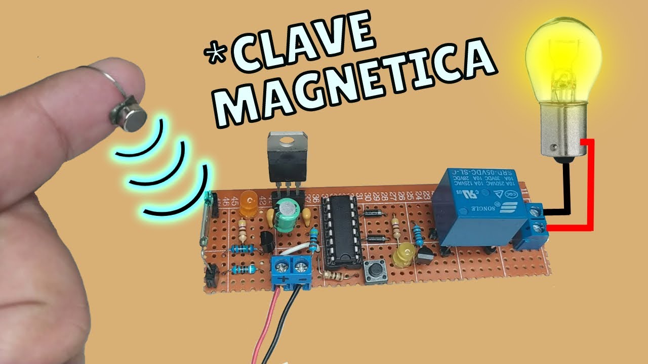 CONTROL con ACCESO MAGNETICO, Buen PROYECTO ELECTRONICO