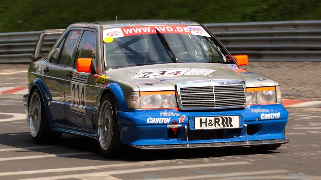 Mercedes Benz 190 Evo II NLS VLN 5.Lauf 2008 Nürburgring Nordschleife race-media.tv Onboard Classix