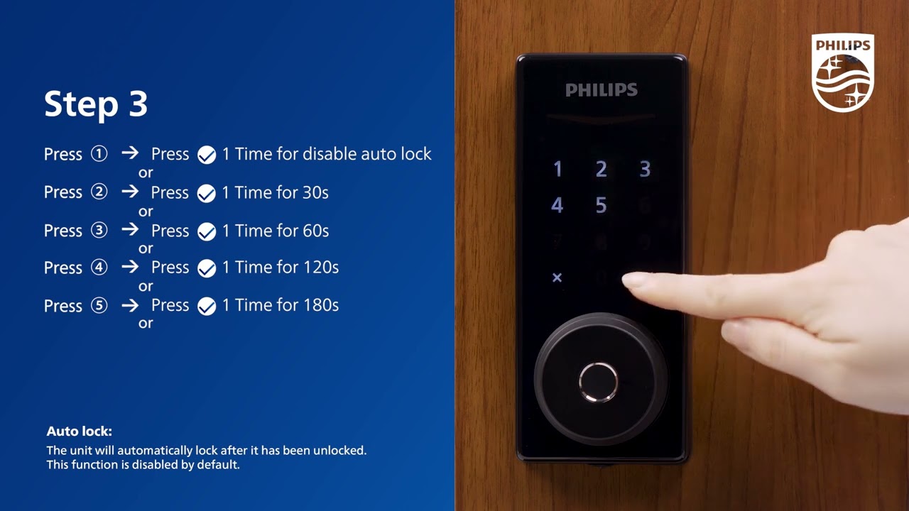 Philips EasyKey 210S-1H User Instructions