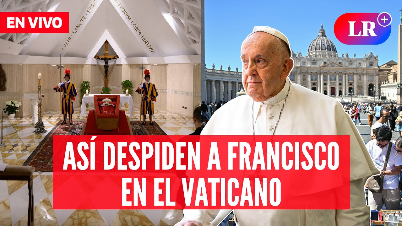 🔴 El Vaticano se despide del Papa Francisco: imágenes EN VIVO | #endirectolr