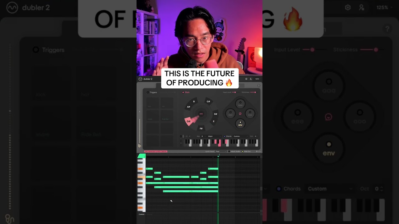This is the future of producing 🔥 #dubler2 #vochlea #flstudio #beats #beatbox