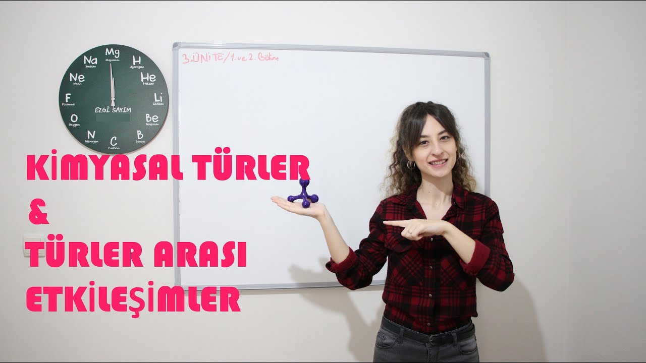 10- KİMYASAL TÜRLER VE KİMYASAL TÜRLER ARASI ETKİLEŞİMLERİN SINIFLANDIRILMASI 2022