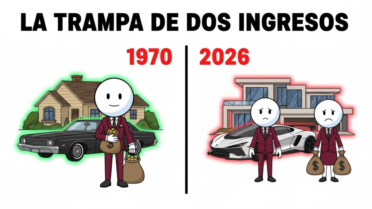 Por Qué Dos Ingresos Te Dejan Más Arruinado Que Uno (La Trampa de Dos Ingresos)