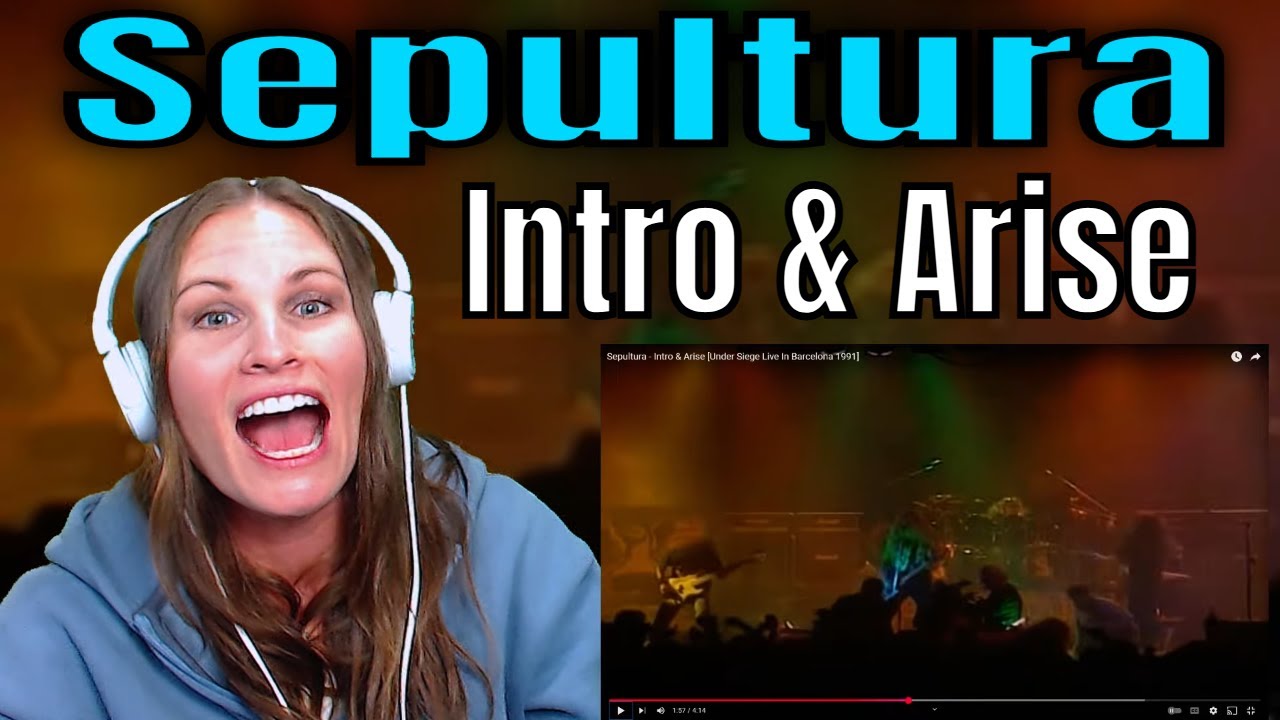 Firs Time Reaction To Sepultura - Intro & Arise [Under Siege Live In Barcelona 1991]