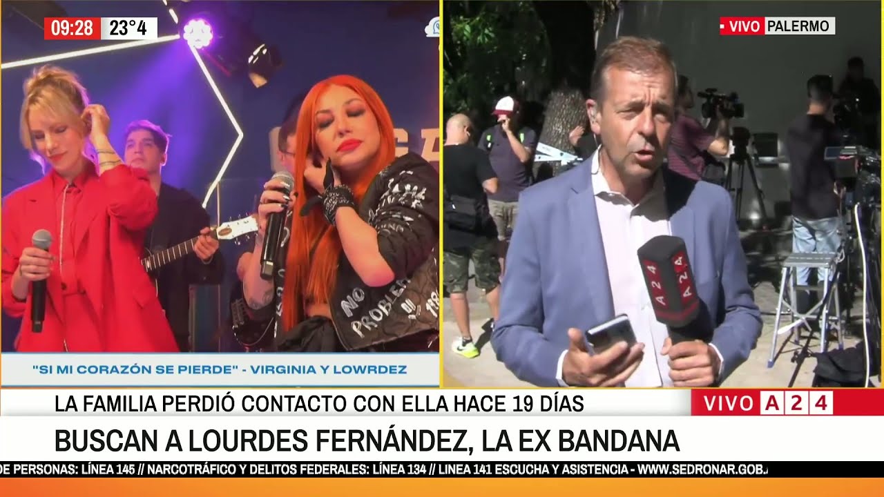 🚨 PREOCUPACI&Oacute;N POR LA DESAPARICI&Oacute;N DE LA EXCANTANTE DE BANDANA, LOURDES FERN&Aacute;NDEZ