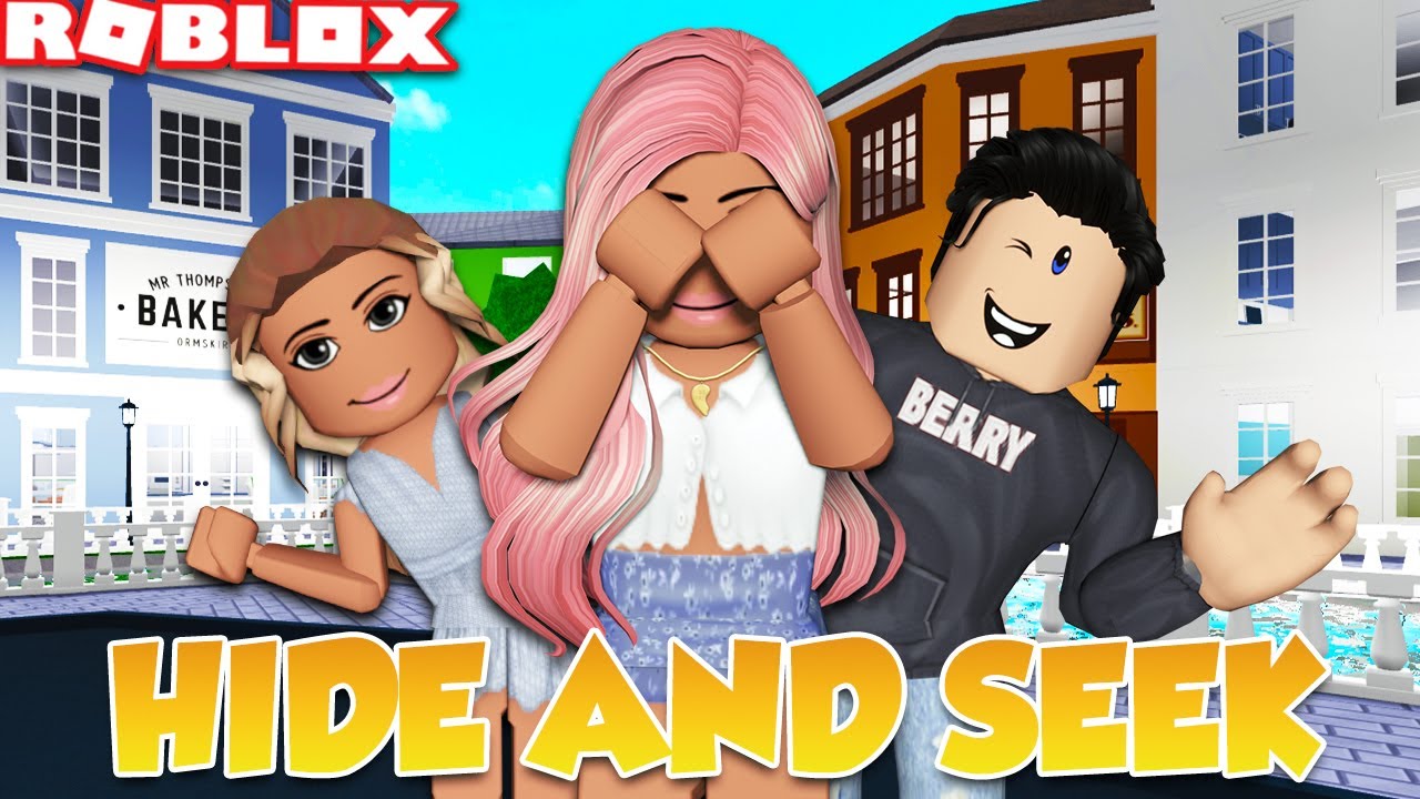 FAMILY HIDE AND SEEK IN MY BLOXBURG TOWN | Roblox Roleplay