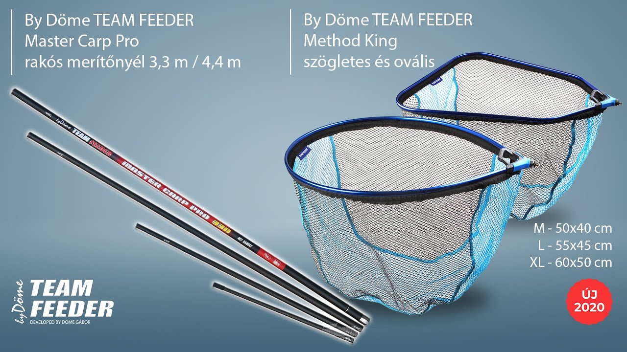 Döme Gábor - Bemutatkoznak a By Döme TEAM FEEDER Method King merítőfejek