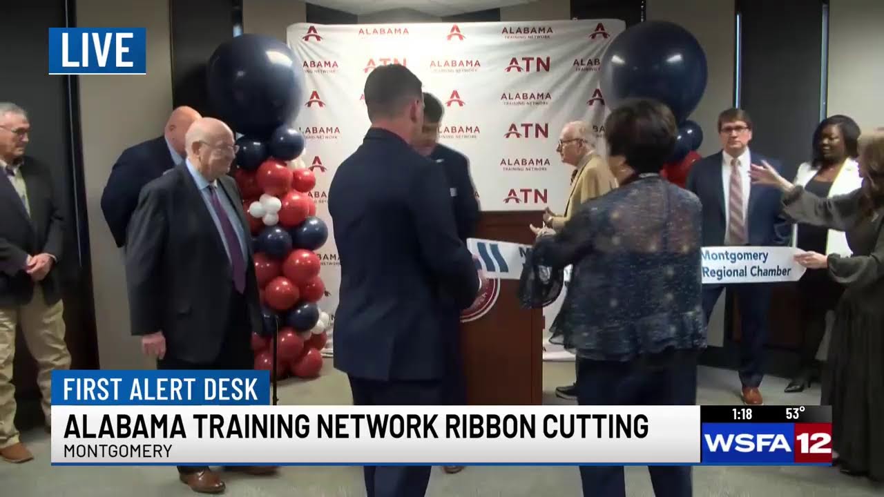 Ribbon cutting set for Alabama Training Network