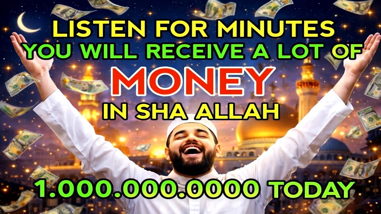 AFTER 2 MINUTES YOU WILL RECEIVE A LOT OF MONEY – DUA FOR RIZQ AND WEALTH – DUA FOR RIZQ IMMEDIATELY
