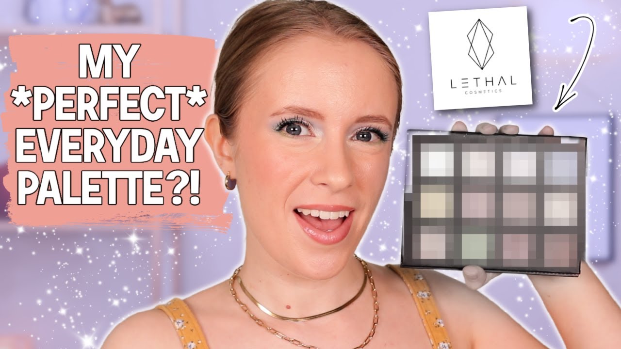 Designing MY DREAM PALETTE with Lethal Cosmetics Palette Designer // Swatches & 2 looks!