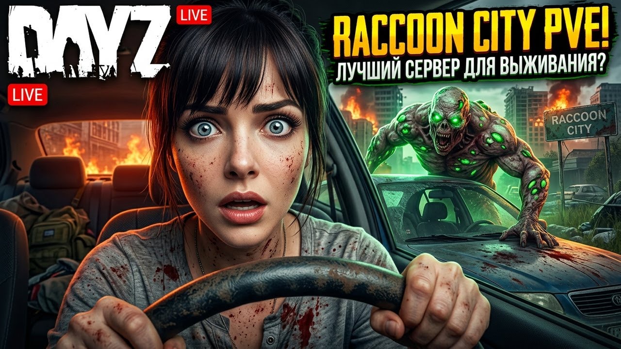 ОБЗОР PVE СЕРВЕРА | ВАЙП, ОБНОВЛЕНИЕ, НОВОЕ НАЧАЛО в ДЕЙЗ | DAYZ RACCOON CITY PVE | DayZ Pve #1