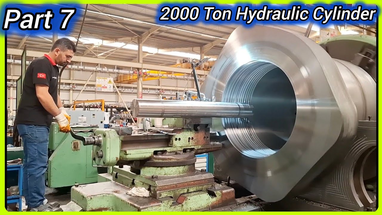 2000 tons of hydraulic power | Precision finishing with a compurator | PART:7 