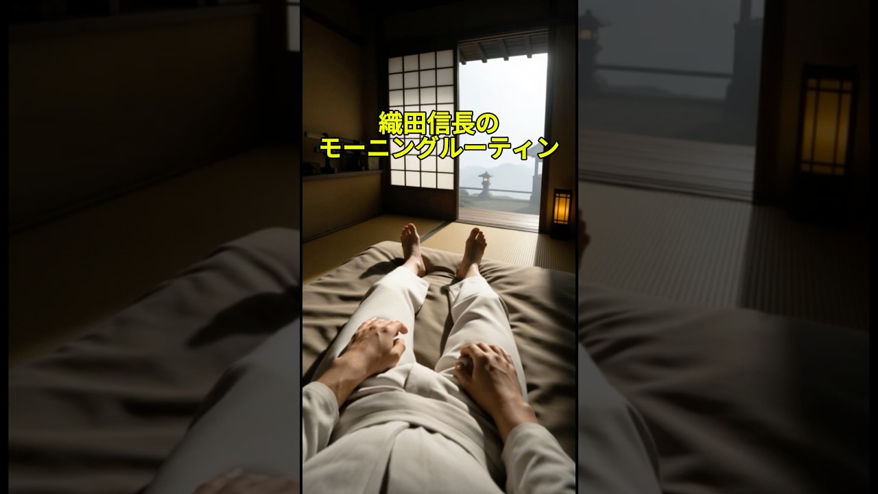 【POV】AIで見る、織田信長のモーニングルーティン
