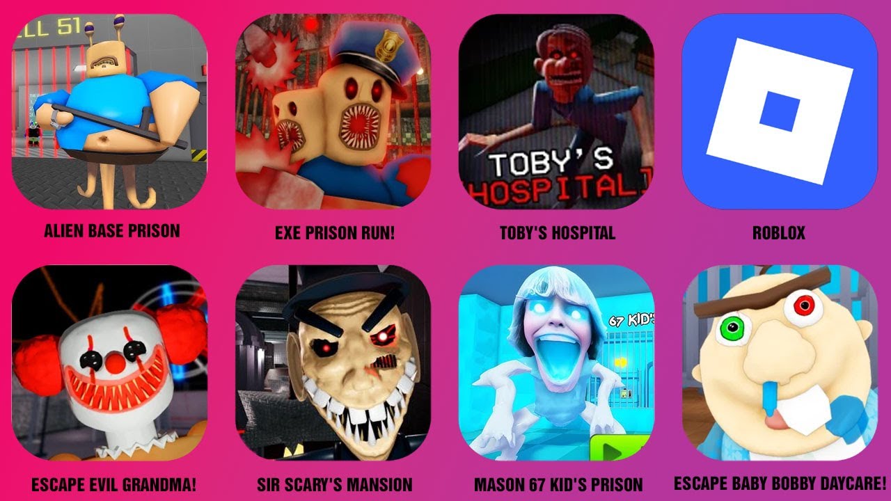ESCAPE BABY BOBBY DAYCARE!, EXE PRISON, ZOEYSTERY PRISON, BABY POLLY HOUSE ESCAPE, SAJA BOYS PRISON!