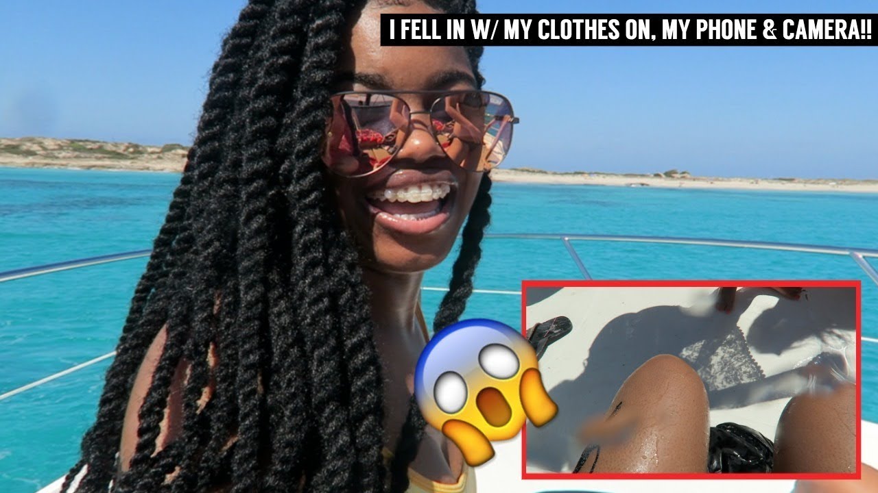 IBIZA VLOG!! | I FELL INTO THE OCEAN, BOAT DAY, & HOUSE TOUR!!