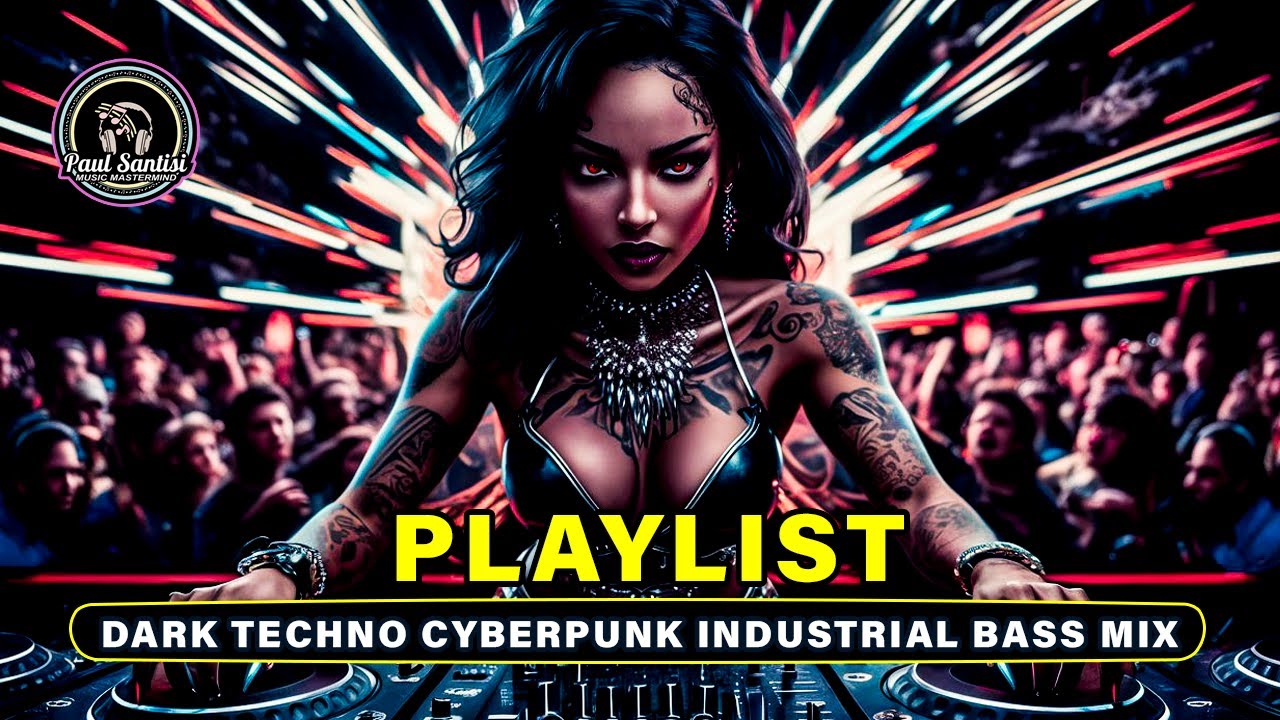 Dark Techno Cyberpunk ♫ Industrial Bass Playlist Mix New EDM Music ♫