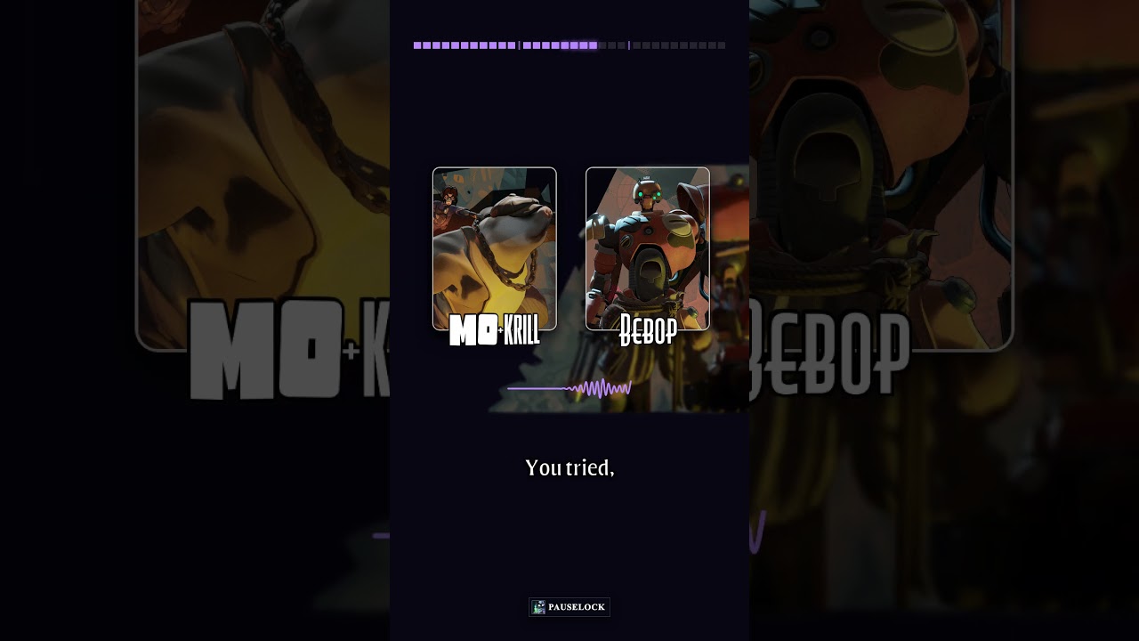 BEBOP wants to stop fighting #deadlock