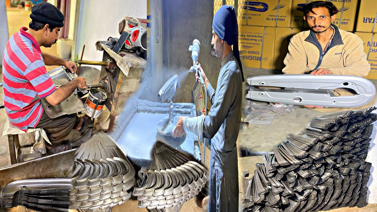 How We Made THOUSANDS of Motorcycle Chain Cases | Mass Production Process of Chain Guard&Chain Cover