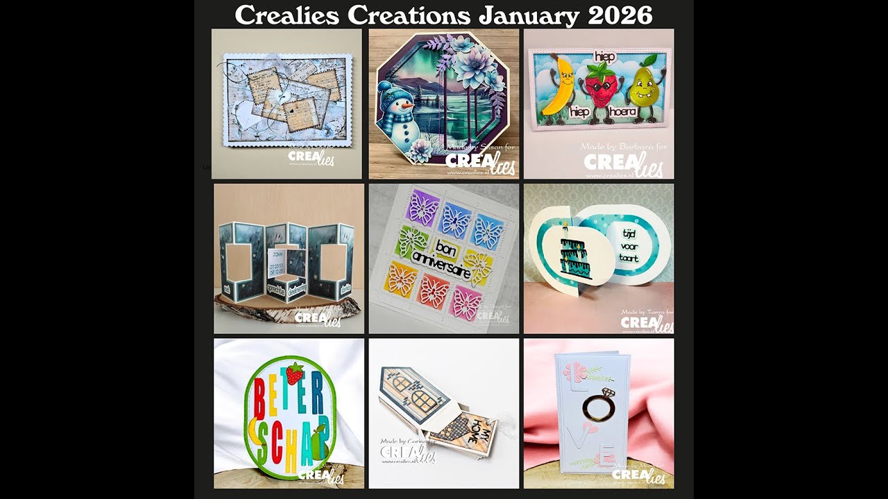 Crealies 26 02 01 Creations January 2026 (all languages)