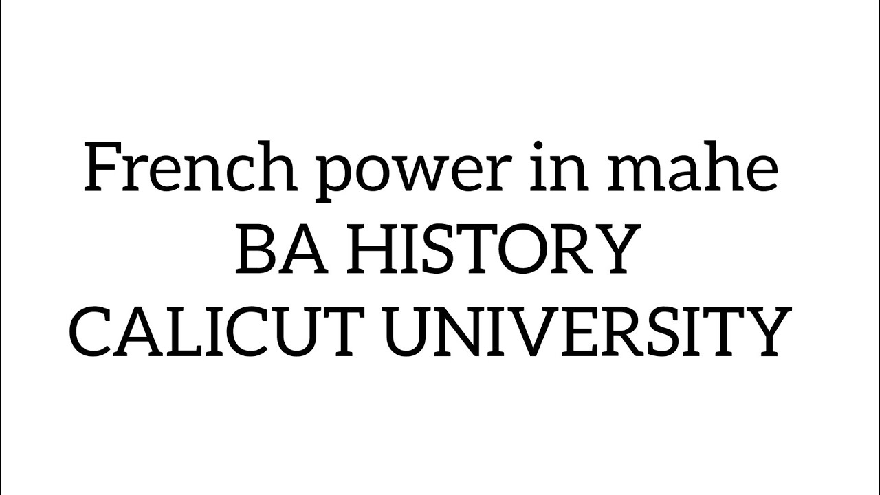 Calicutuniversitykeralahistory2ndsem|#calicutuniversity#keralahistory#history#historia #french#viral