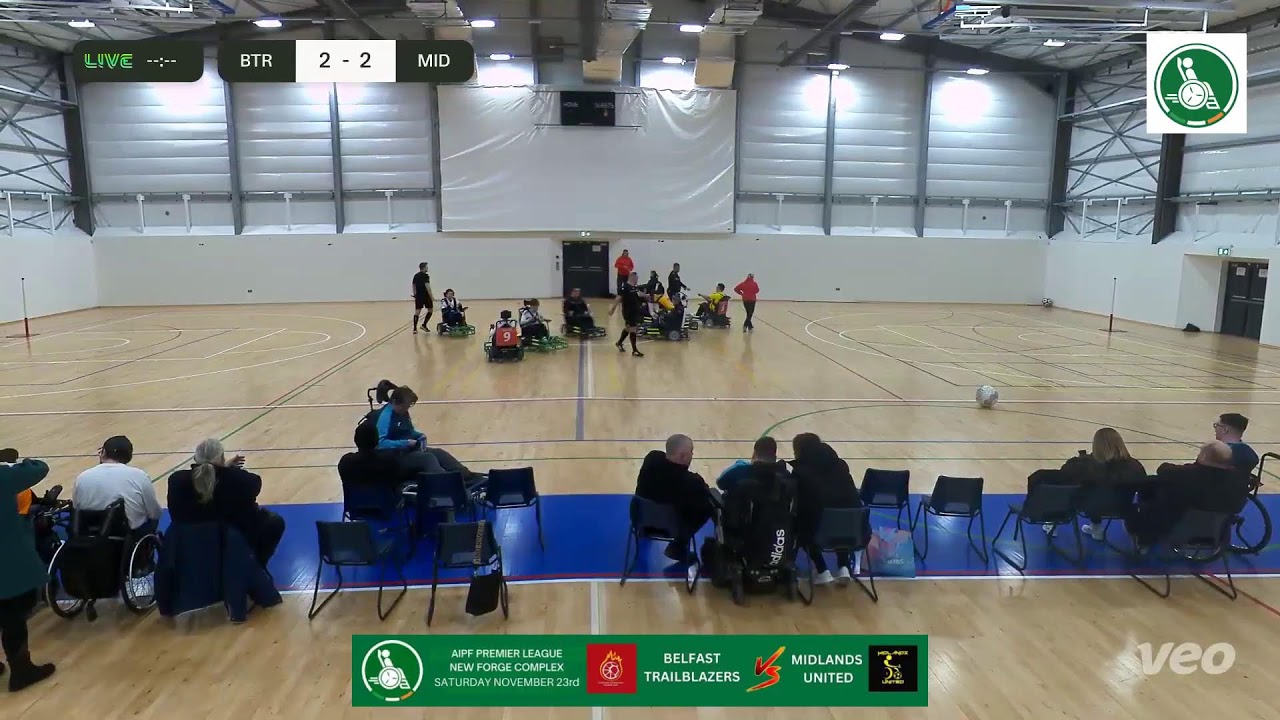 Association of Irish Powerchair Football Live Stream