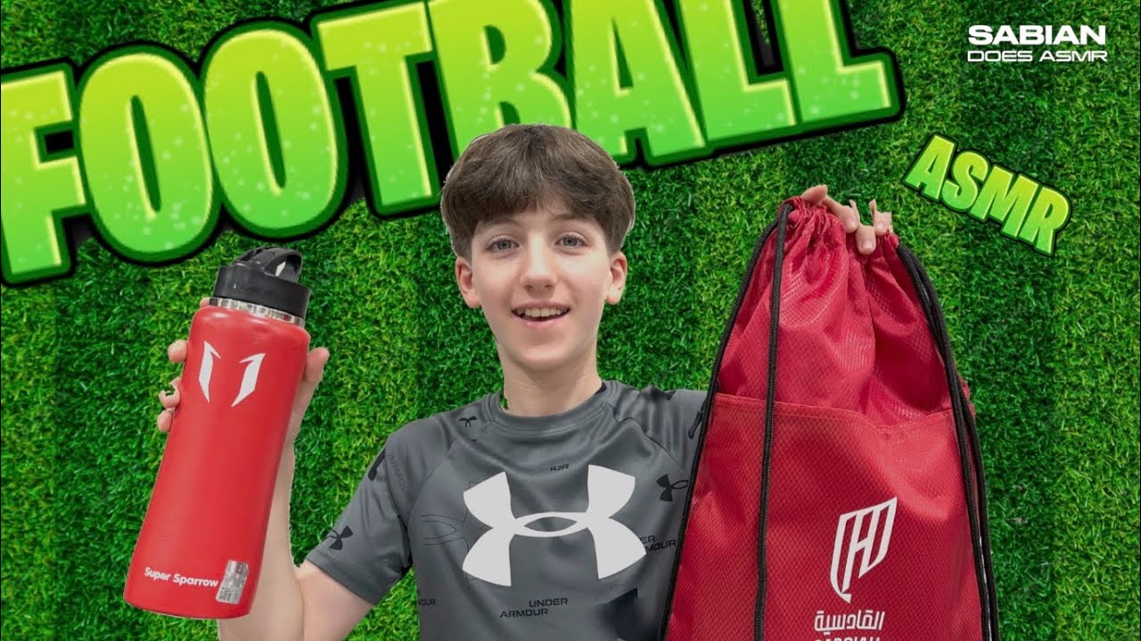 FOOTBALL Triggers ASMR | Small Voice Reveal