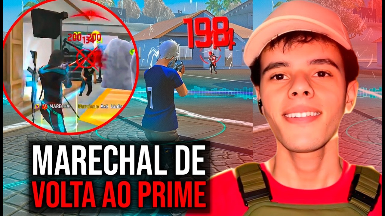 MARECHAL DE VOLTA AO PRIME? CARREGOU OS ALEATÓRIOS PRO BOOYAH! A SENSI MAIS ABSURDA😨- DO FREE FIRE