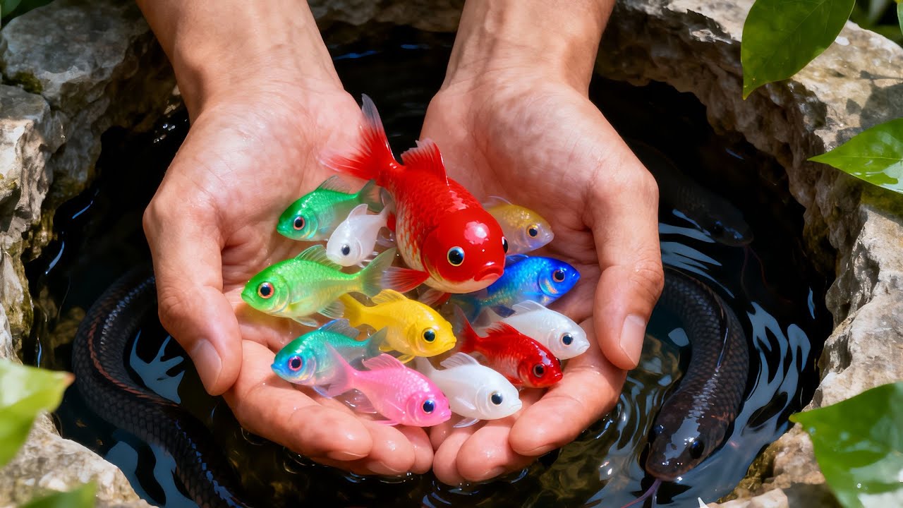 Exploring a Hidden Pond – Massive Koi, Aggressive Turtles & Mystery Creatures