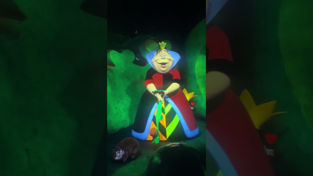 Alice in wonderland full ride Disneyland 2026