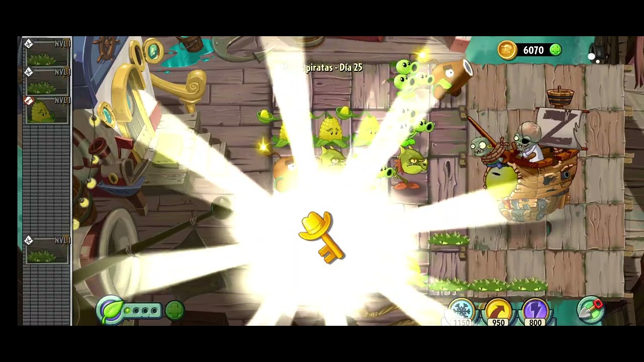 Plantas vs zombies 2 :me paso mares piratas