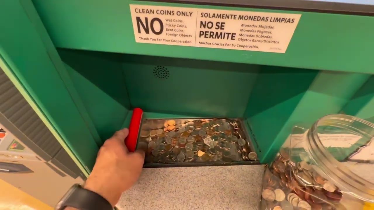 Как пользоваться Coinstar! Получайте наличные за свои монеты!!!