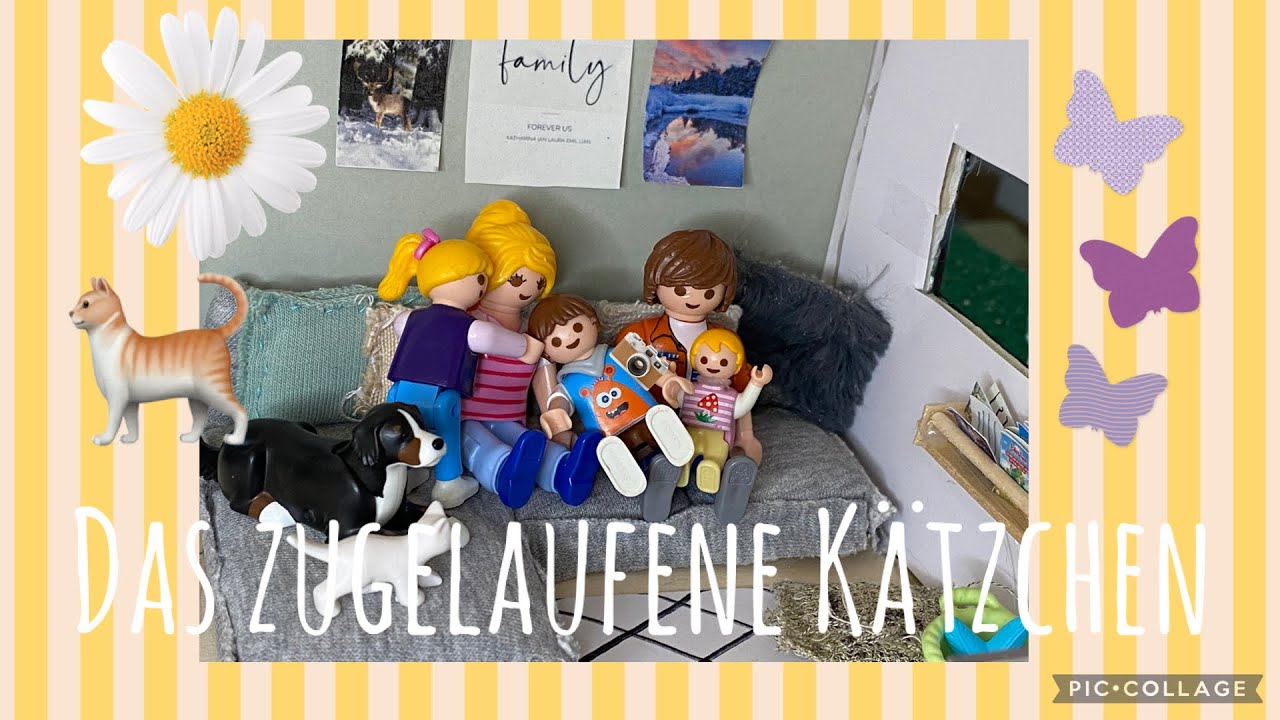 Playmobilzimmer Folge 46- Das Zugelaufene Kätzchen 🐱🧡✨