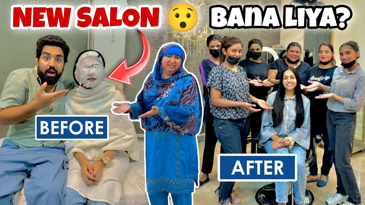 Kiya Humnay NAYA SALON Bana Liya?! 😲 | Hair Transformation 💇🏻‍♀️ | HydraFacial 💆🏻‍♀️
