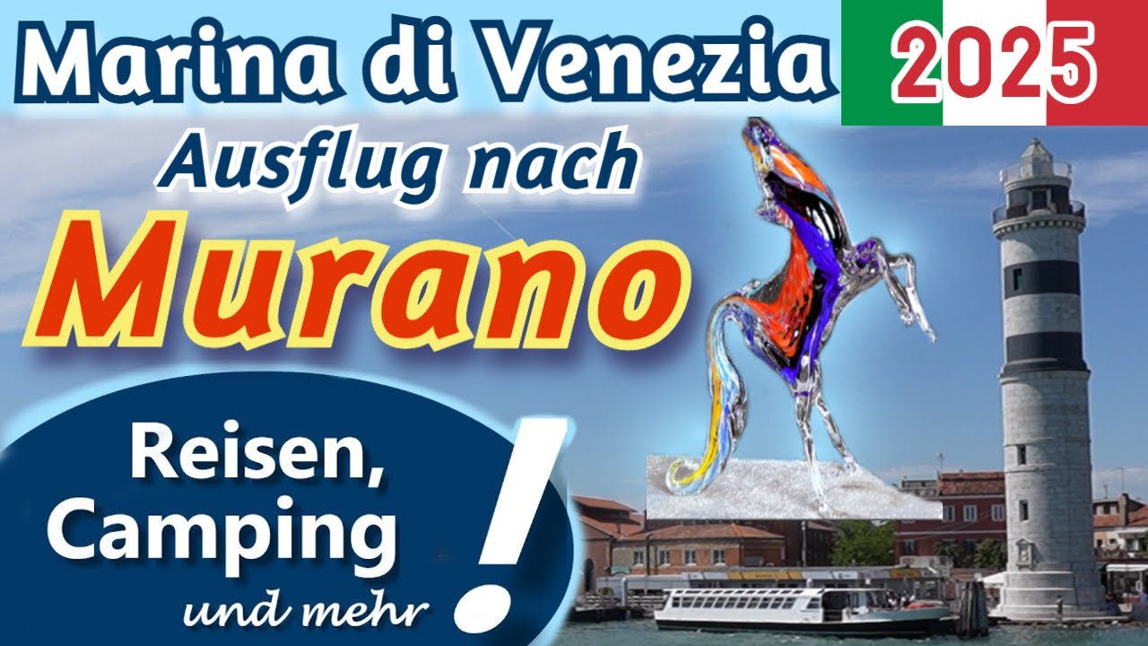 Ausflug nach Murano - Besuch Glasfabrik | Marina di Venezia | ReiseVLOG Italien