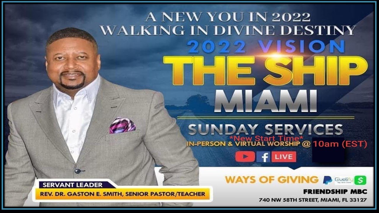 The Ship Miami - Pastor Gaston Smith | My Thanksgiving Continues!