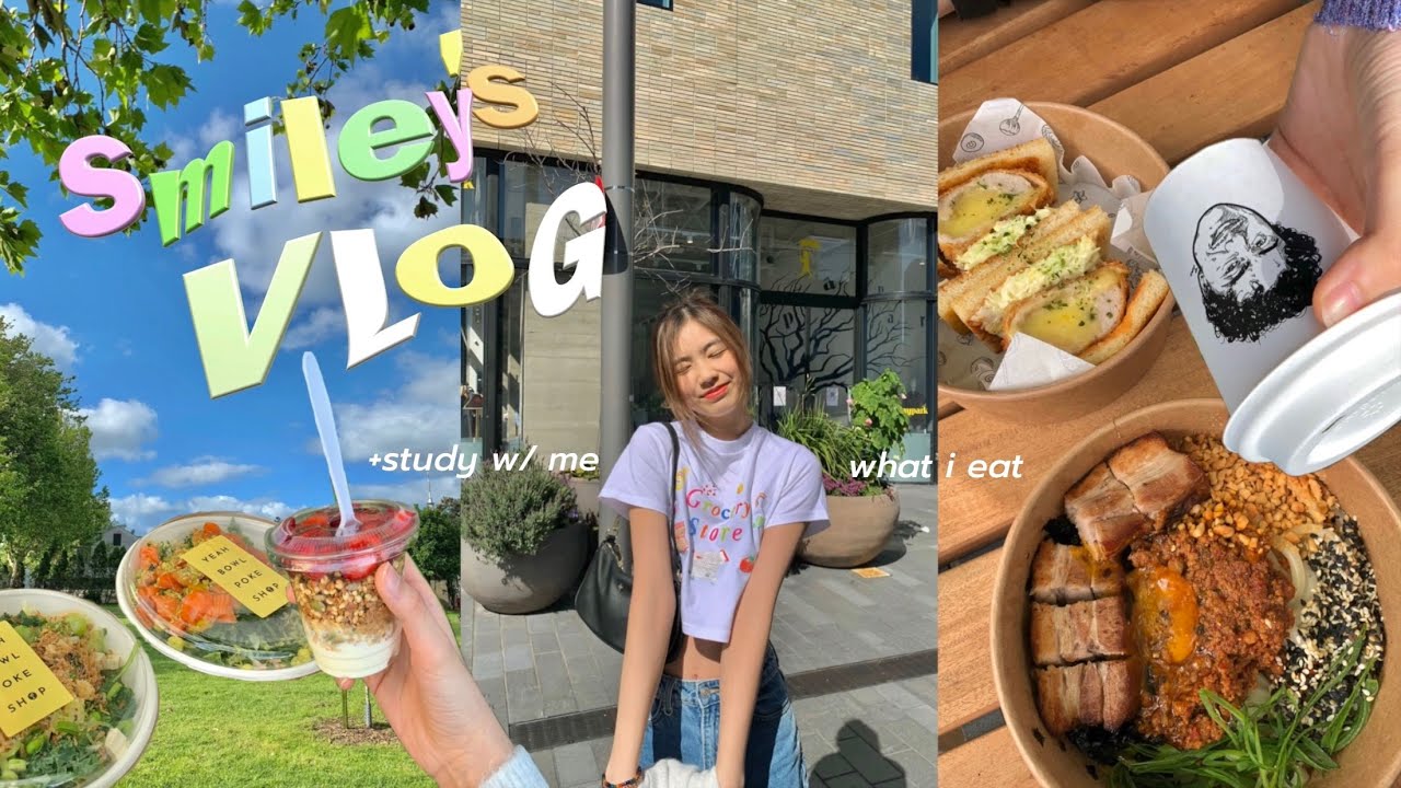 Smiley's VLOG | เรียนสัปดาห์สุดท้ายของปี2🖍what i eat 🥣🧀