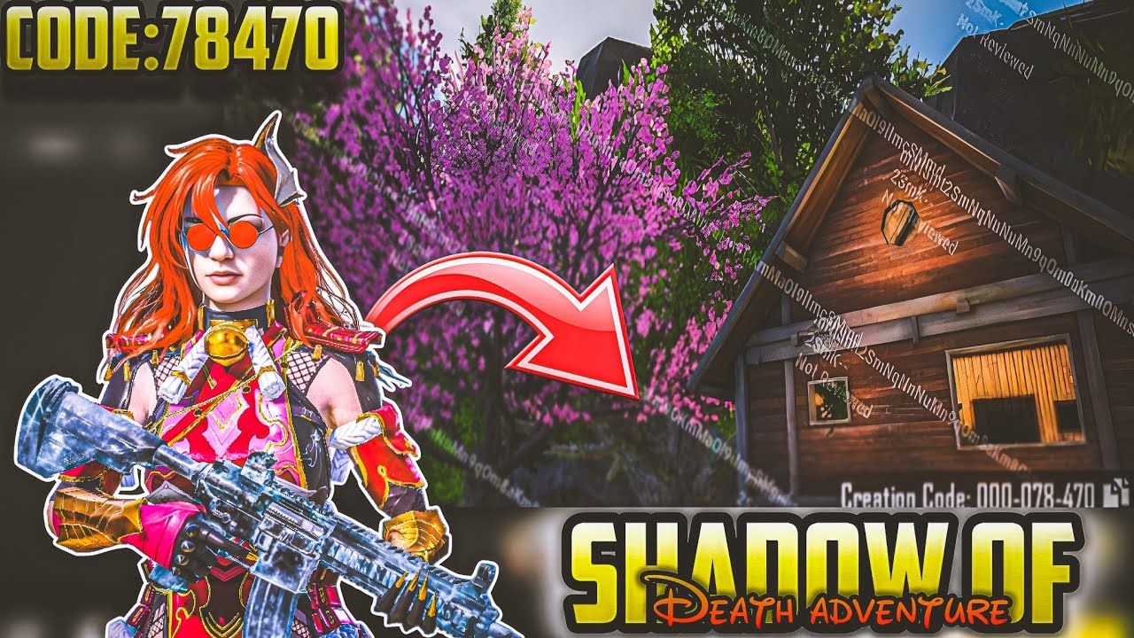 78470 Bgmi wow Parkour map code 78470 Shadow of Death Adventure #bgmi #pubg #pubgmobile 