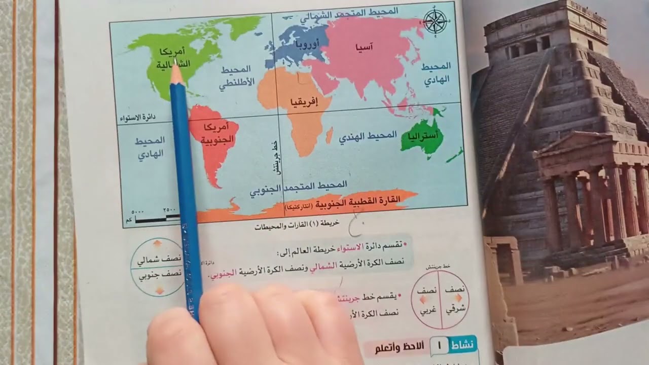  شرح درس خصائص قارات العالم الصف الخامس الابتدائي الترم الثاني الجزء الثالث ميس سوزان 2026 #دراسات 