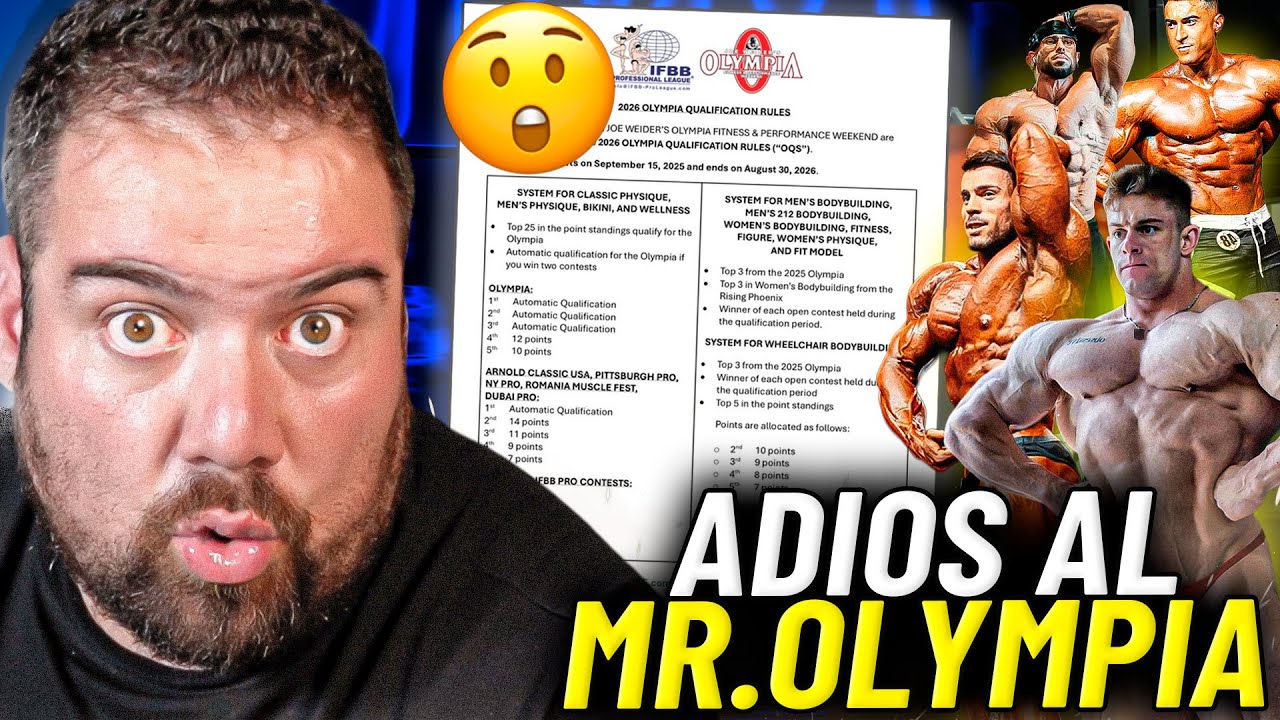 🚨 NADIE podrá clasificar al Mr. Olympia con las nuevas reglas