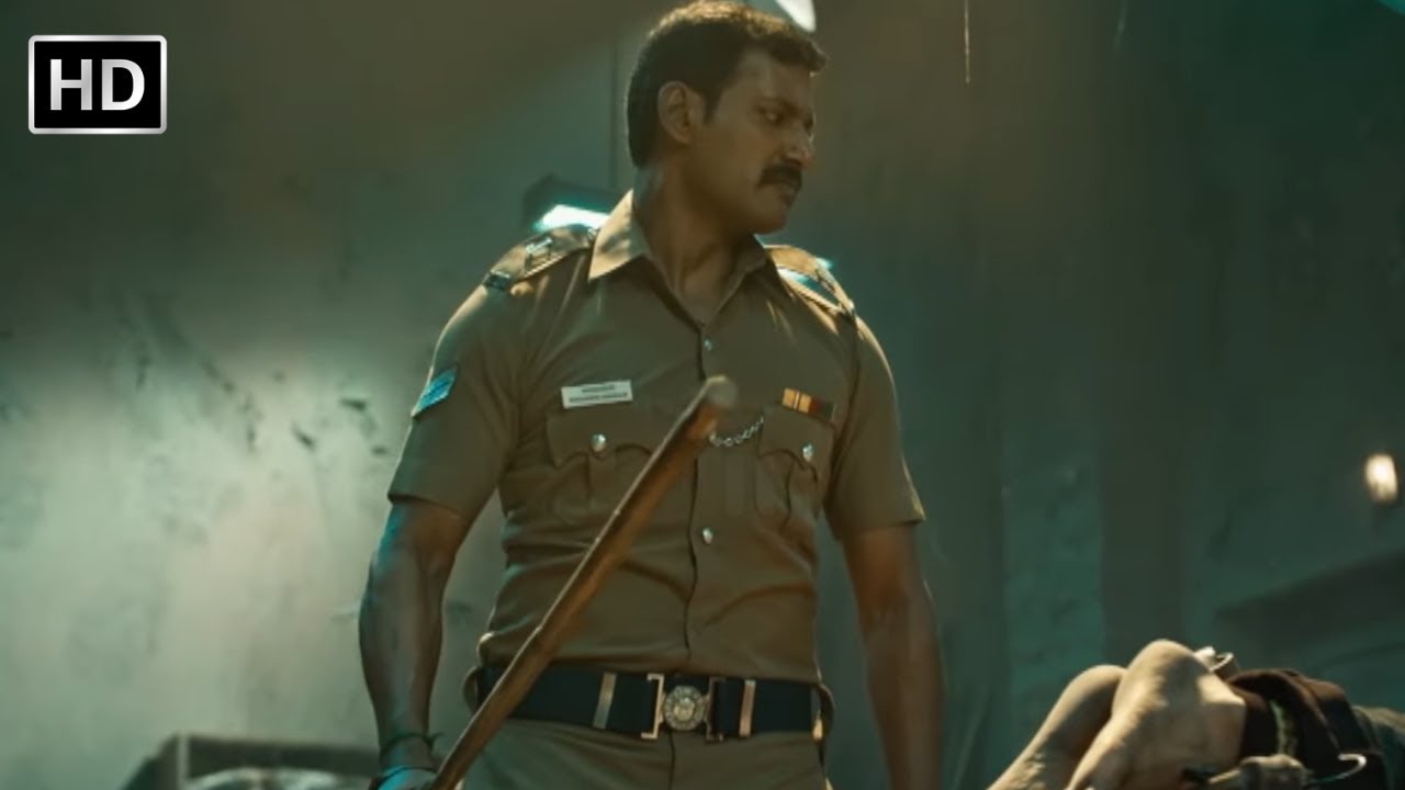 Lathi Charge Movie Scene - विशाल दिखाएंगे अपनी लाठी की ताकत - Vishal Action Scene - HD