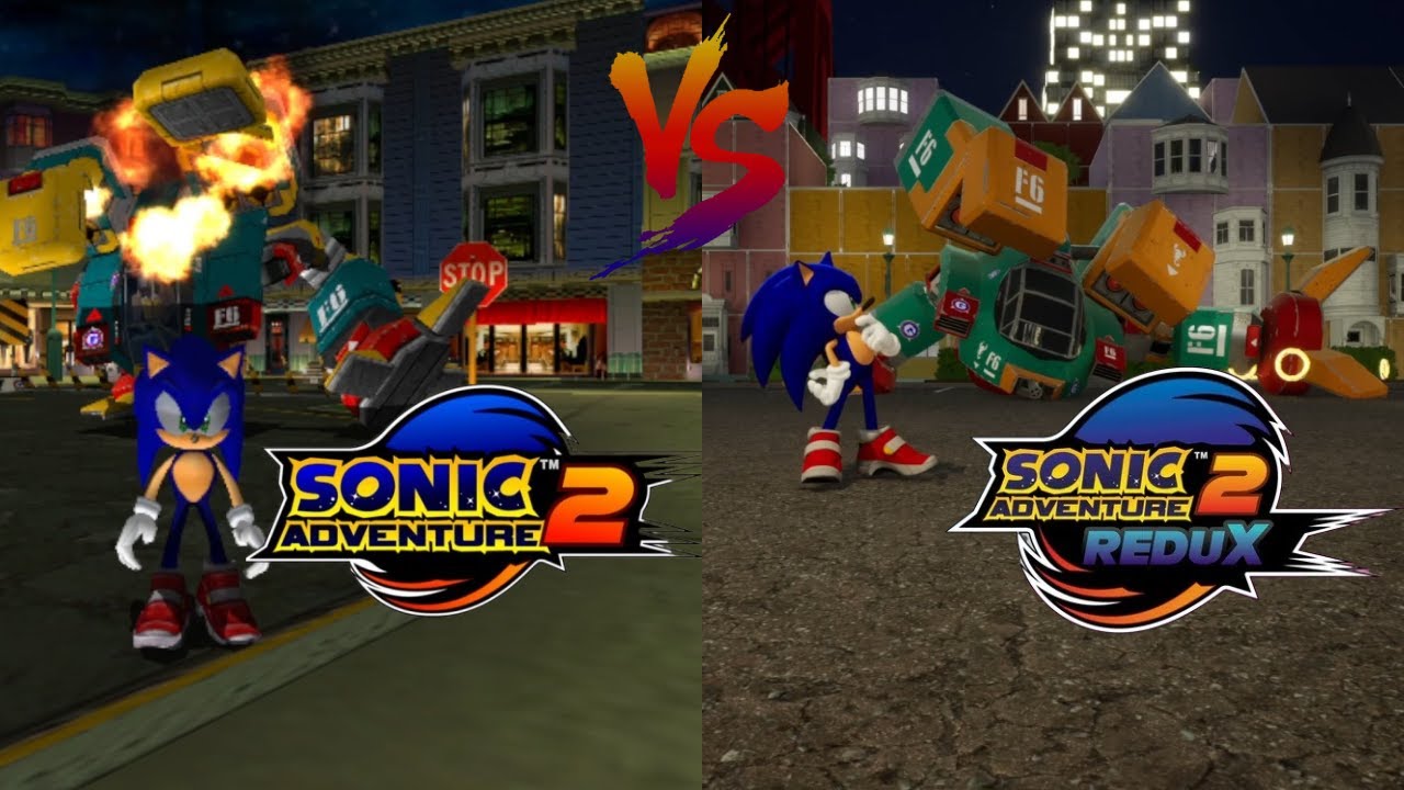 Sonic Adventure 2 Original vs Remake
