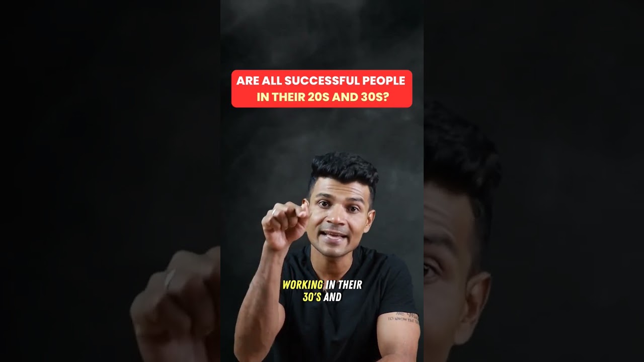 🤔success in 20's and 30's ? #shorts #successfulpeople #20sand30s #success