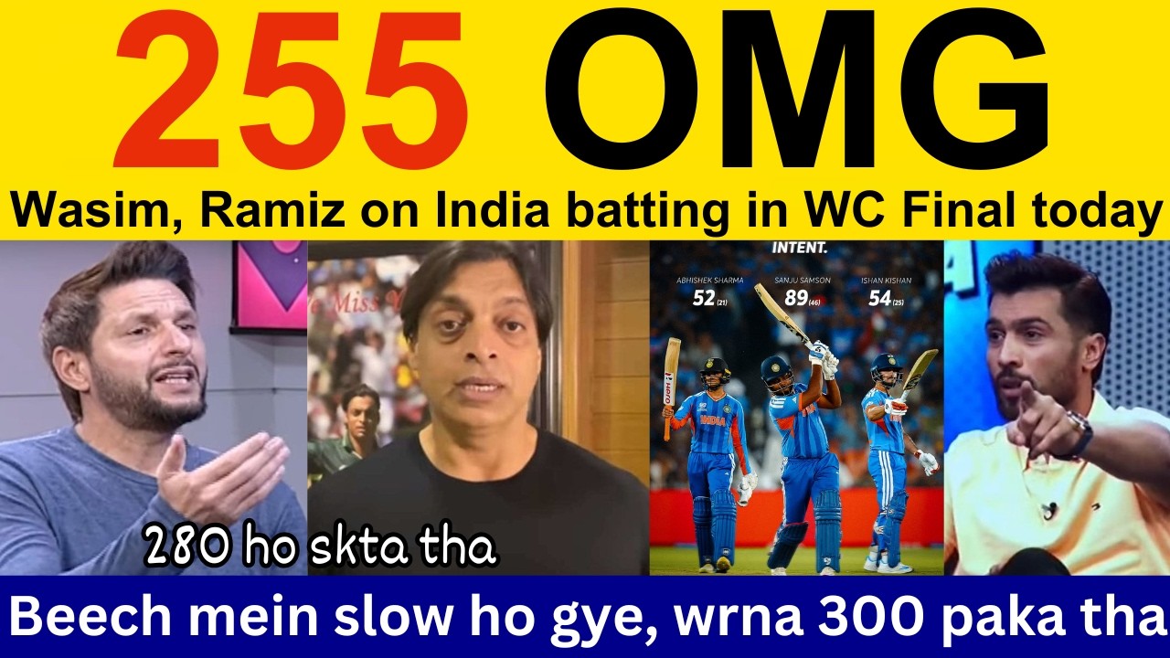 M. Amir crying on India 255/5 batting today vs NZ | PAK Media reaction, Shoaib Akhtar on IND vs NZ
