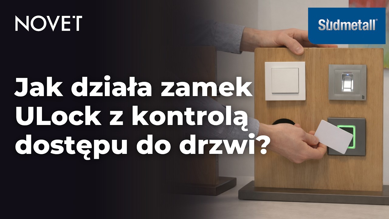Zamek do drzwi ULock Südmetall prezentacja | NOVET.EU