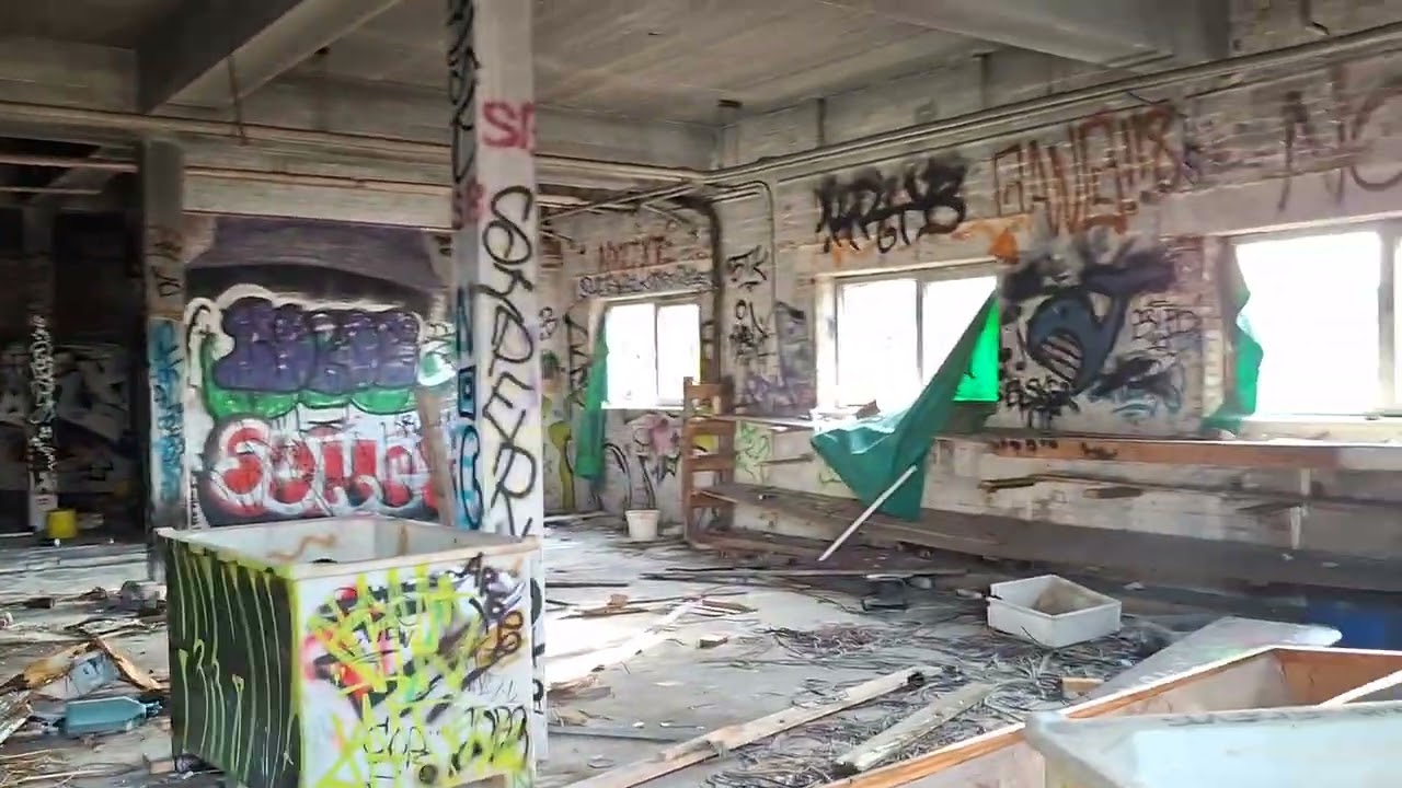 Gammel forladt fabrik 